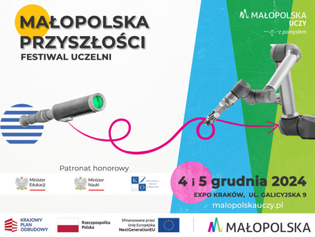 Plakat wydarzenia "Festiwal uczelni"